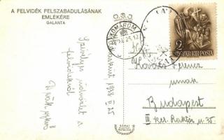 1938 Galánta, bevonulás, Központi étterem / entry of the Hungarian troops, restaurant, "1938 Ko...