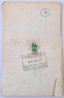 1927 Román nyelvű erdélyi (Ópiski) születési anyakönyvi kivonat + 1940 Hiteles fordítása