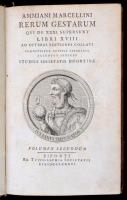 Ammiani Marcellini rerum gestarum qui de XXXI supersunt libri XVIII. 1-2. köt. Bipontum [Zweibrücken...