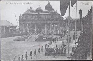 Budapest, IV. Károly király koronázása, Koronázási domb; Erdélyi udv. fényk. felvétele