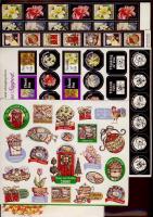 Levélzárók, segélybélyegek leírásokkal, kiadatlan angol-francia háborús közös bélyeg próbanyomata, egyéb érdekességek, gyufacimkék + dekoratív sorsjegy