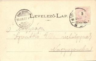 1899 Budapest XII. Svábhegy, Templom tér, piac