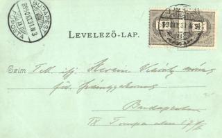 1899 Vác, Piaristák temploma a Szentháromság téren, Divald Károly 159. sz