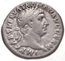 Római Birodalom / Róma / Traianus 101-102. Denár Ag (2,86g) T:2,2- lapkahiba a hátoldalán Roman Empire / Rome / Trajan 101-102. Denarius Ag IMP CAES NERVA TRAIAN AVG GERM / P M TR P COS IIII P P (2,86g) C:XF,VF planchet error on reverse RIC II 60.