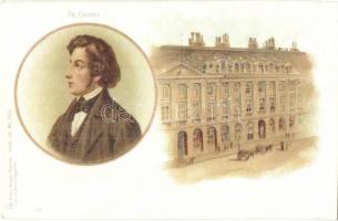 Frederic Chopin, Lith-Artist-Anstalt München Serie 46. No. 18337 vorm. Gebrüder Obpacher