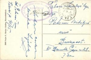 Marosvásárhely, Targu Mures; Posta és Távirda palota, Fall K. és fia kereskedése, "Ellenőrizve ...