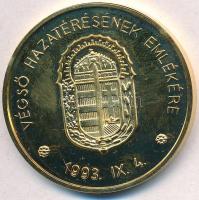 1993. "Vitéz Nagybányai Horthy Miklós Magyarország Kormányzója / Végső Hazatérésének Emlékére-V...