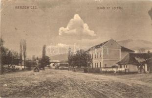 Berzevice, Brezovica nad Torysou; Iskola, utcakép / school, street view