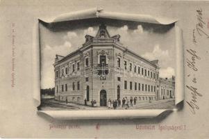 Ipolyság, Sahy; Pénzügyi palota, Kanyó Antal kiadása / Financial palace, Art Nouveau
