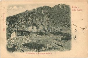 Tátra, Sziléziai ház, Virágoskert-torony / Schlesierhaus, Blumengartenthurm / rest house, mountain