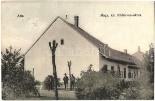 Ada, Magyar királyi földmíves iskola, kiadja Berger Adolf / farmer school