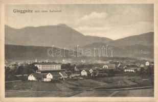 Gloggnitz, Bahnhof / railway station, B.K.W.I. 3208.