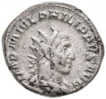 Római Birodalom / Róma / I. Philippus 244-247. Antoninianus Ag (4,17g) T:2 /  Roman Empire / Rome / Philip I 244-247. Antoninianus Ag IMP M IVL PHILIPPVS AVG / ROMAE AETERNAE (4,17g) C:XF RIC IV 44b.
