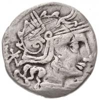 Római Birodalom / Róma / P. Calpurnius Kr. e. 133. Denár Ag (3,72g) T:2- /  Roman Empire / Rome / P. Calpurnius 133. BC Denarius Ag P CA[LP] - ROMA (3,72g) C:VF Sear 124.