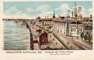 Düsseldorfer Ausst. Firma Krupp C Litho