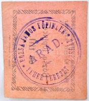 Erdély / Arad ~1910. "Fehér Kereszt kávéház - Bózsa főpincér" pincérpénz 60f értékben, hát...