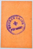 Erdély / Arad ~1910. "Központi Kávéház - Cafanaua Central" pincérpénz 20f értékben, a háto...