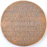 Csíkszentmihályi Róbert (1940-) 1988. "Vitéz János 1408-1472 / Alapította az esztergomi Tanítók...