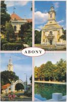 Abony - 31 db MODERN főleg használatlan városképes képeslap, néhány másodpéldány / 31 MODERN mostly ...