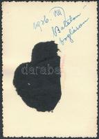 1936 Balatonboglár, automobilos fotó, 6×9 cm