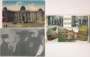 28 db főleg RÉGI vegyes témájú képeslap, magyar és külföldi városképes és motívumlapok, sok használa...