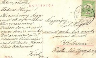 Szlatina, Slatina; vasútállomás, W. L. 171. / Kolodvor / railway station (EK)