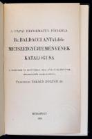 dr. Felvinczi Takács Zoltán: A pápai Református Főiskola Br. Baldacci Antal-féle metszetgyűjteményén...