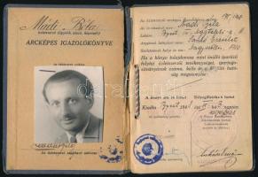 1948 Üzletszerző arcképes igazolvány