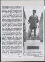 1927+1936 Harry Hill Bandholtz 1 db magyar és 1 db angol nyelvű (amerikai) levélzáró, a stecklap hát...