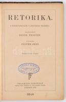 Retorika a középiskolák V. osztálya számára. Szerk.: Riedl Frigyes. Bp., 1933, Franklin. Későbbi fél...