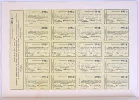 Budapest 1926. "Budapesti Idegen Otthon és Éttermi Üzem Részvénytársaság" részvénye 50P-rő...