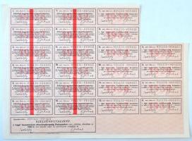 Budapest 1926. "Liget Szanatorium Részvénytársaság" 150 részvénye egyben, egyenként 30P-rő...