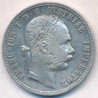 Ausztria 1878. 1Fl Ag Ferenc József T:2 Austria 1878. 1 Florin Ag Franz Joseph C:XF Krause KM#2222