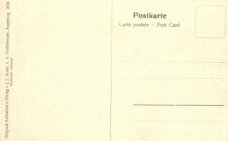 1910 Augsburg, Hochablass;  Vom Hochwasser zerstörte Restaurations-Gebäude / restaurant, flood