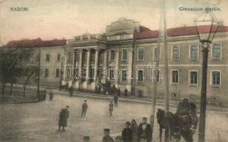 Radom, Gimnazjum meskie. Naklad S. Wrzesinskiego / boy grammar school