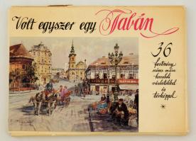 Zorád Ernő: Volt egyszer egy Tabán. Zorád Ernő 36 festményének színes mása, kísérőfüzettel, korabeli vázlatokkal és térképpel. Szerkesztette Barát Tibor. Budapest, é.n, Glória nyomda. Kiadói papír mappában, 2 lap hiányzik, a papír mappa szakadt.