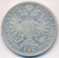 Ausztria 1883. 1Fl Ag "Ferenc József" T:2-
Austria 1883. 1 Florin Ag "Franz Joseph&q...