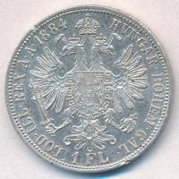 Ausztria 1884. 1Fl Ag "Ferenc József" T:2 ph.
Austria 1884. 1 Florin Ag "Franz Josep...