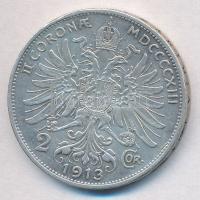 Ausztria 1912. 2K Ag "Ferenc József" T:2,2-
Austria 1912. 2 Corona Ag "Franz Joseph&...