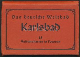 Das deutsche Weltbad: Karlsbad, 15 db leporelló kép