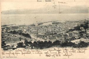 1898 Fiume, Panorama, Verlag Giorgio Sernfeld / general view (EB)