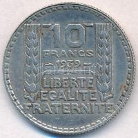 Franciaország 1939. 10Fr Ag T:2,2-
France 1939. 10 Francs Ag C:XF,VF