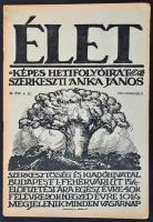 1919. Élet - Képes heti folyóirat - Szerkeszti Anka János. XI: évfolyam  5-13. számok. Az őszirózsás...