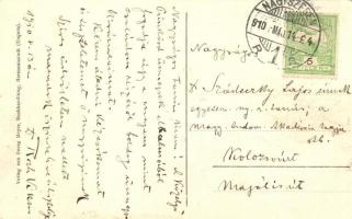 Nagyszeben, Hermannstadt, Sibiu; Kis körút, piac / Kleiner Ring. Verlag von Georg Meyer / square, ma...