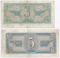 Szovjetunió 1938. 3R + 5R T:III
Soviet Union 1938. 3 Rubles + 5 Rubles C:F
Krause 214; 215