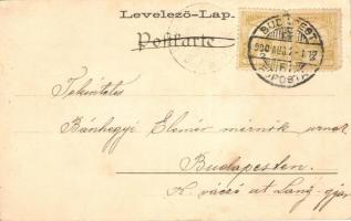 Radlerei I. B&S Wien Serie No. 1044. / Lady with bicycle, Art Nouveau postcard s: Raphael Kirchn...