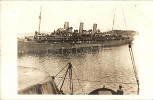 SMS Gäa/Gaea (ex SS Fürst Bismarck) Austro-Hungarian Navy depot ship for submarines, photo