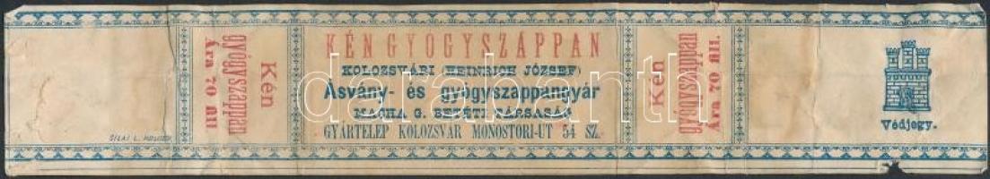 ~1910 Kéngyógyszappan zárszalag védjegy