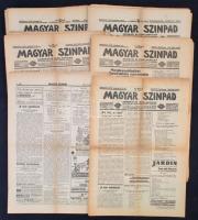 1928-1936 A Magyar Színpad c. újság 28 db száma.