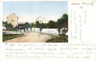 Avtovac, Military barracks with soldiers. Pacher & Kisic